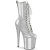 Pleaser - FLAMINGO1040GP Bottes de plateforme, Pole dance chaussures - Couleur argent Product image